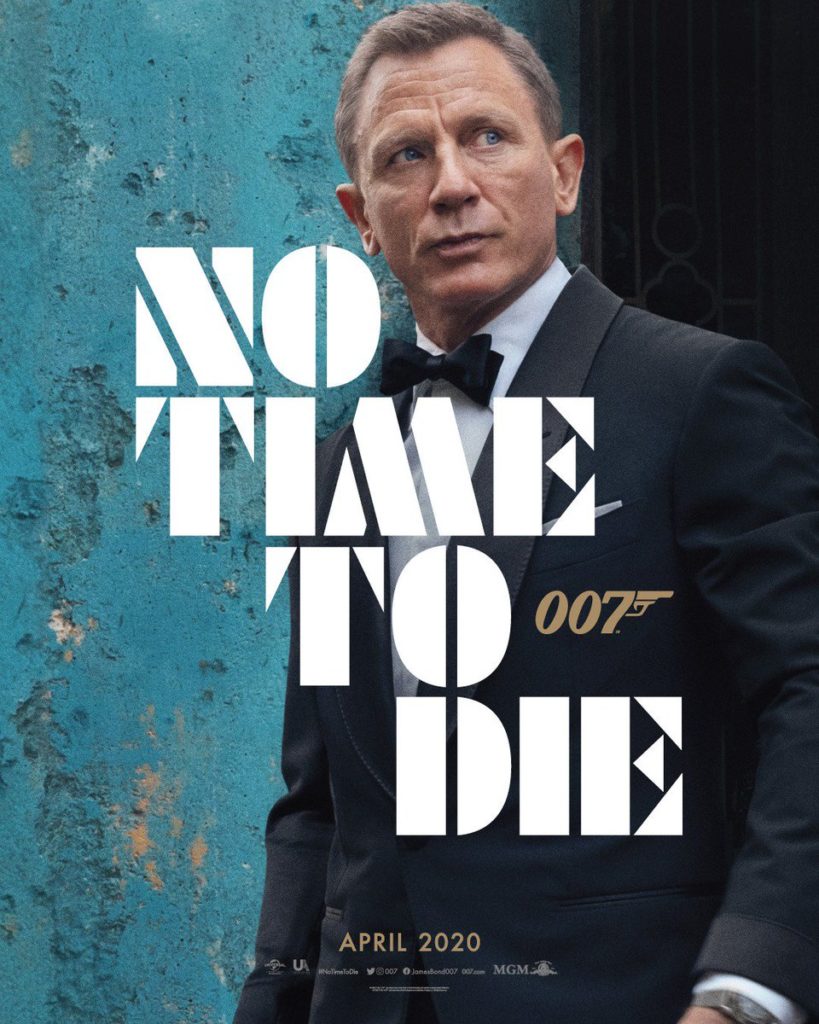 Novo pôster do filme James Bond - Sem Tempo para Morrer